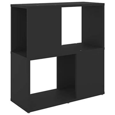 Afbeelding van Boekenkast 60x24x63 cm spaanplaat zwart