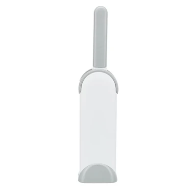 Afbeelding van Trixie Harenpluizenborstel Met Reinigingsstation Wit / Grijs 33 CM