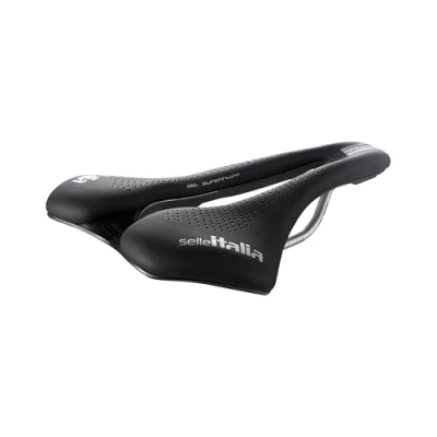 Afbeelding van Selle Italia Max SLR Boost Gel TI Superflow Saddle, black Breedte L3 155mm