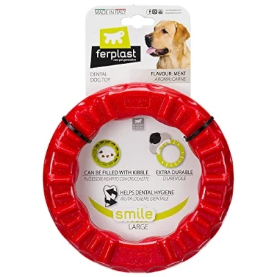 Afbeelding van Ferplast Kauwspeeltje voor honden Smile large 20x18x4 cm rood
