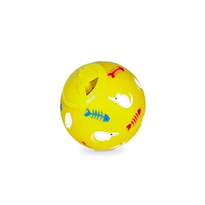 Afbeelding van Nobby Cat Treat Ball Geel Ø 7,5 cm