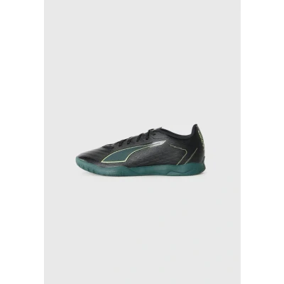 Afbeelding van Puma Ultra 6 PLAY IT Zaalvoetbalschoenen, Heren, Maat: 43, Black/fizzy light/green terrain Schoenen