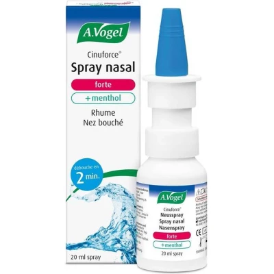Afbeelding van A.Vogel Cinuforce Neusspray Forte + Menthol 20ml