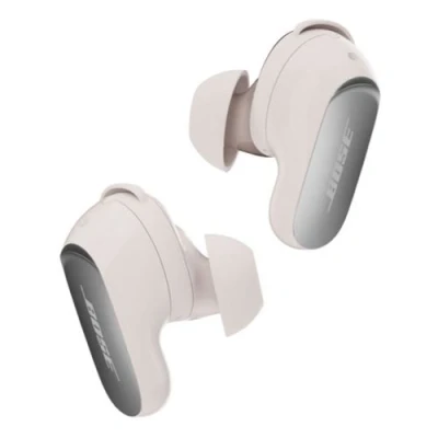 Image de Oreillettes écouteurs sans fil Bose QuietComfort Ultra 2e génération avec réduction active du bruit Blanc et Argent