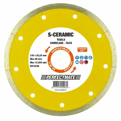 Afbeelding van Perfectmate S Ceramic diamantzaagblad 125x22,23mm tegels