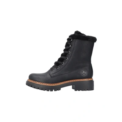 Afbeelding van Rieker Veterschoenen Hoog Zwart Maat 42