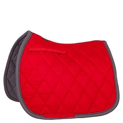 Image de BR Tapis de Selle Event Cooldry Polyvalent Florid rouge Shetland