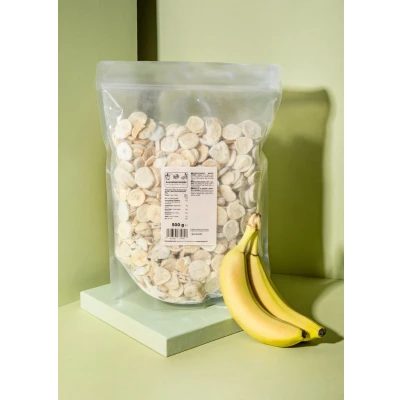 Afbeelding van KoRo Gevriesdroogde bananenplakjes 500 g