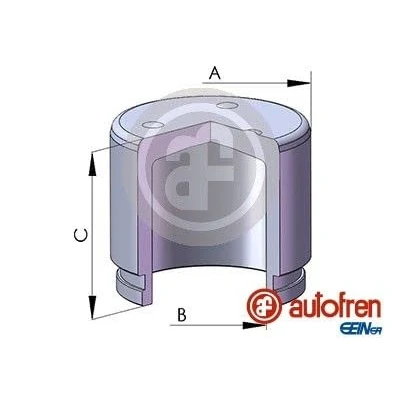 Afbeelding van AUTOFREN SEINSA D025538 Zuiger, remklauw 43 AKEBONO NISSAN: Qashqai / Qashqai+2 I