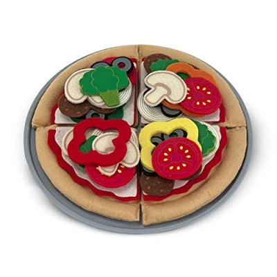 Afbeelding van Melissa &amp; Doug Speelset met vilten pizza