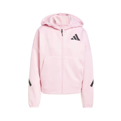 Afbeelding van adidas Sportswear Sweater met rits, Dames, Maat: XS, True pink