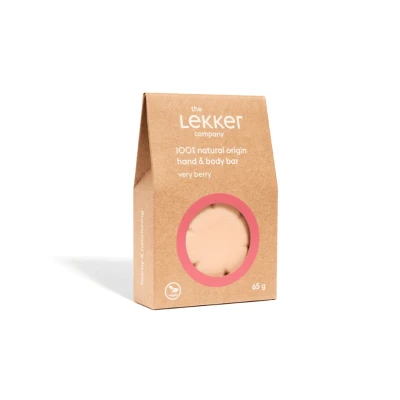 Afbeelding van The LEKKER company Natuurlijke Hand &amp; Body Bar Very Berry