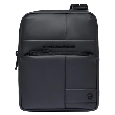 Afbeelding van PIQUADRO Schoudertas Tabletzak Wollem Crossbody Bag Black Zwart