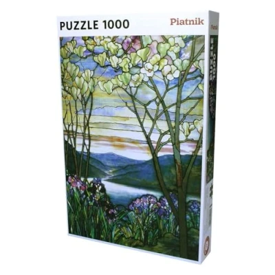 Afbeelding van Piatnik Magnolias and Irises Louis Comfort Tiffany (1000)