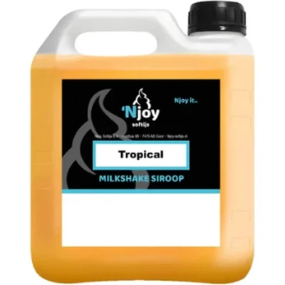 Afbeelding van Njoy Milkshake Siroop Tropical (2 liter)