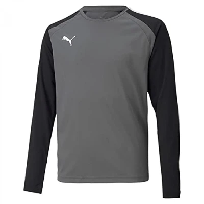 Afbeelding van Puma Longsleeve voor kinderen, Maat: 152, Smoked pearl pumablack white