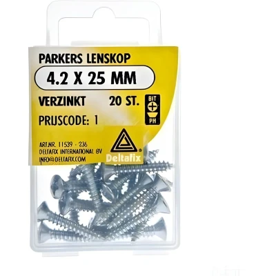Afbeelding van Parkers 4,2x25mm verz 20st Deltafix