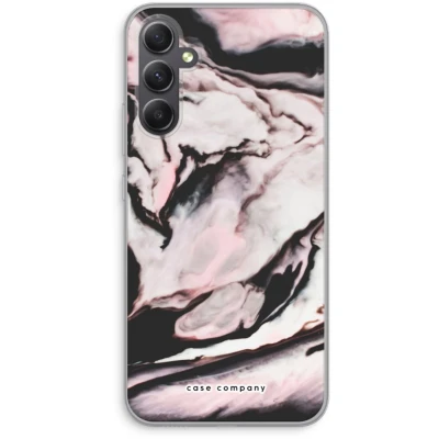 Afbeelding van Case Company® hoesje geschikt voor Samsung Galaxy A34 Roze stroom Soft Cover Telefoonhoesje Bescherming aan alle Kanten en Schermrand