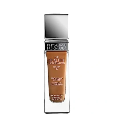 Afbeelding van Physicians Formula The Healthy Foun dation Spf 20, vloeibare foundation, licht, langdurig, met een satijnen afwerking, verrijkt hyaluronzuur en vitaminen voor gezonde dekking, kleur Mw2