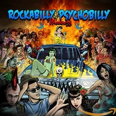 Afbeelding van Various Artists Rockabilly &amp; Psychobilly Madness (CD)