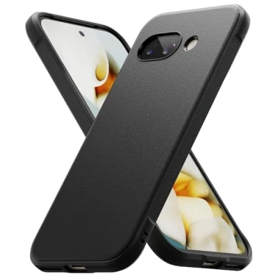 Afbeelding van Ringke Beschermhoes compatibel met Google Pixel 9a, accessoires [onyx] schokbestendig, flexibel, ultradun, zacht, TPU, duurzaam, zwart