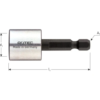 Afbeelding van Dopsleutel bit 13mm magnetisch