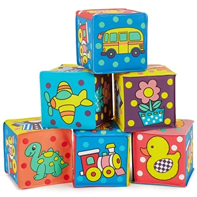 Afbeelding van Bieco 6 Stuks Stapelkubussen 11 000403