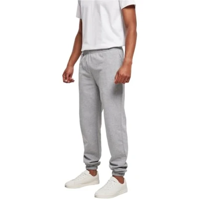 Afbeelding van Basic Sweatpants Joggingsbroek met steekzakken Heather Grey M