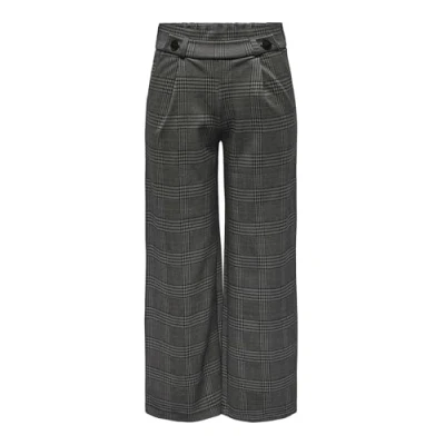 Image de JDY GEGGO MIA JRS NOOS Pantalon long à carreaux, Gris granite/carreaux : carreaux foncés, XL / 32L