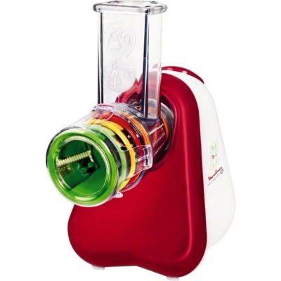 Afbeelding van Moulinex DJ755G10 Groentesnijder Fresh Express+ Hakmolen Rood/Wit