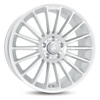 Afbeelding van KESKIN WHEELS 5 gat 16duim 120mm lichtmetalen Velg KT15 zilver KT157016512035SL Aluminium