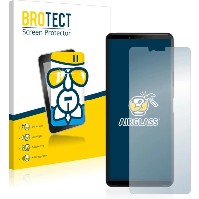 Afbeelding van BROTECT Screenprotector voor Sony Xperia 10 II Folie Beschermfolie Beschermglas transparant