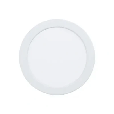 Afbeelding van EGLO LED inbouwspots Fueva 5, Ø 16,6 cm, spot van staal en een kunststof lichtoppervlak, inbouwspot in wit, vlakke badkamer inbouwdiepte 26 mm, warm IP44
