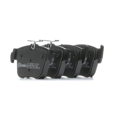 Afbeelding van BREMBO P 85 184 Remblokkenset Excl. slijtage waarschuwingscontact Met anti kreukplaat toebehoren VOLKSWAGEN: Caddy V Van, Golf VIII Hatchback