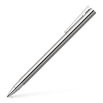 Afbeelding van Faber Castell Fc 342004 Rollerbal Neo Slim Roestvrij Staal, Glanzend