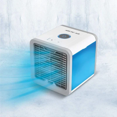 Afbeelding van Livington Arctic Air portabler Cooler 7 verschillende LED sfeerlichten Water Verkoeling Luchtkoeler 3 snelheden Mail Order Edition