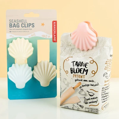 Afbeelding van Schelp Bag Clips (set Van 4)
