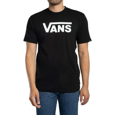 Image de Vans Homme T shirt de logo classique, Noir