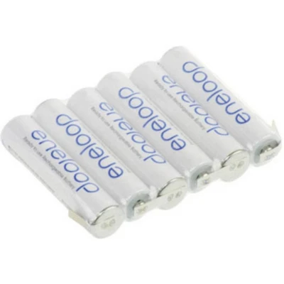 Afbeelding van Panasonic eneloop Reihe F1x6 Accupack Aantal cellen: 6 Batterijgrootte: AAA (potlood) U soldeerlip NiMH 7.2 V 750 mAh