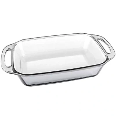 Afbeelding van Marinex Ovenschaal van borosilicaat glas rechthoek 3.5 Liter 37 x 23 8 cm serveerschaal