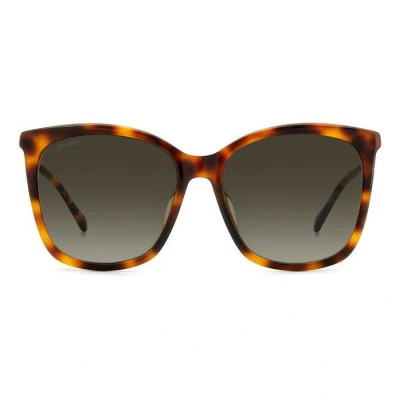 Afbeelding van Jimmy Choo Dammes Brillen Zonnebrillen Bruin One Size