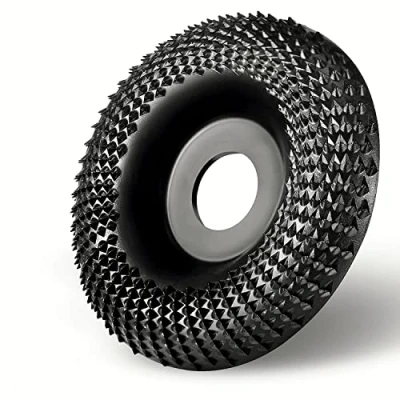 Afbeelding van slijpschijf voor haakse slijper, 125 mm, raspschijf, houtsnijschijf, van wolfraamcarbide, slijpschijven om te vormen (zwart)