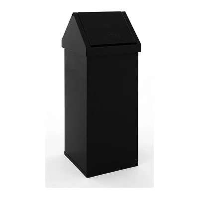 Afbeelding van Afvalbak 110ltr Carro Swing tuimeldeksel zwart
