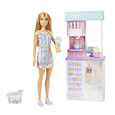 Image de Poupée Barbie Coffret Marchande de glaces