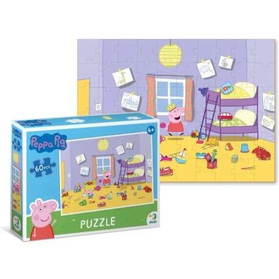 Afbeelding van DODO Toys Peppa Pig Puzzel 60 stukjes 23x32 cm speelgoed 4+ Kinderpuzzel 4 jaar