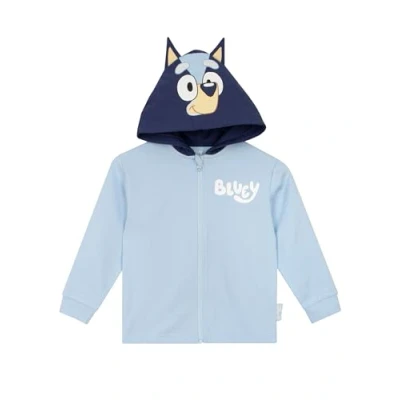 Afbeelding van Bluey Hoodie Jongenssweater met capuchon Kostuum voor jongens Officiële goederen, Blauw