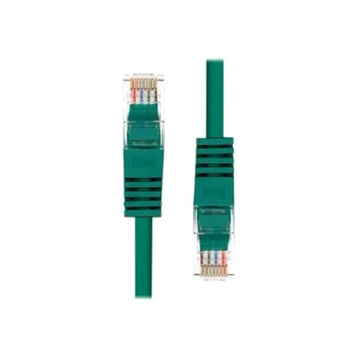 Image de ProXtend Cordon de raccordement RJ 45 (M) pour 1 m 5.4 mm UTP CAT 5e IEEE 802.3at moulé, sans crochet, bloqué vert