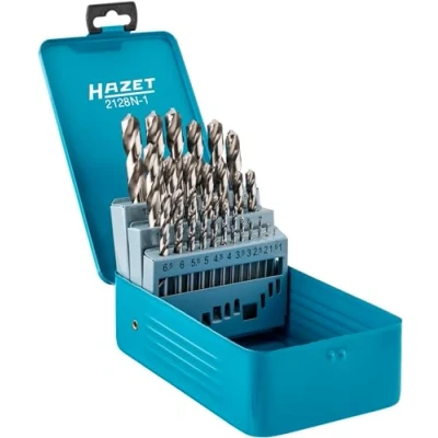 Afbeelding van HAZET 2128N 1 Set metalen spiraalboren