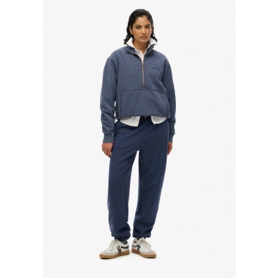 Afbeelding van Superdry Essential LOGO Joggers Trainingsbroek, Dames, Maat: 40, Princedom blue marl