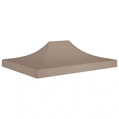 Afbeelding van vidaXL Feesttentdak 4 x 3 m, taupe, 270 g/m²
